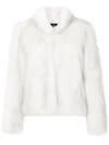 UNREAL FUR FUR DELISH HIGH-NECK JACKET