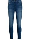 MOTHER LOW-RISE SKINNY JEANS