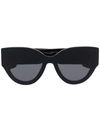 Victoria Beckham Chunky-arm Sunglasses In Schwarz
