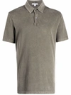 James Perse Supima Cotton-jersey Polo Shirt In Nude
