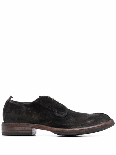 Moma Lace-up Suede Derby Shoes In Braun