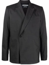JACQUEMUS DOUBLE-BREASTED VIRGIN WOOL BLAZER