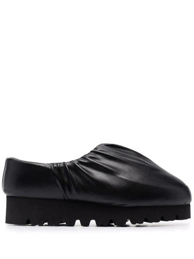 Yume Yume Black Nawa Camp Slip-on Loafers