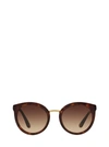 Dolce & Gabbana Tortoiseshell Round-frame Sunglasses In Havana