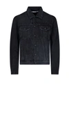 Off-white Negative Marker Arrows Denim Jacket In Black