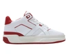 Just Don Luxury Courtside Low Sneakers White And Red In White