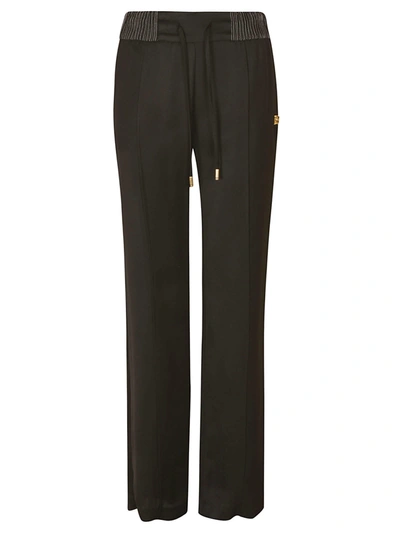 Dolce & Gabbana Straight Trousers In Black