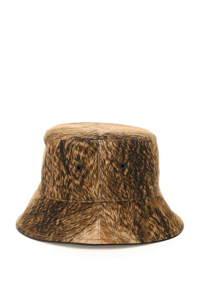 Burberry Vintage Check Reversible Bucket Hat In Brown,beige,black