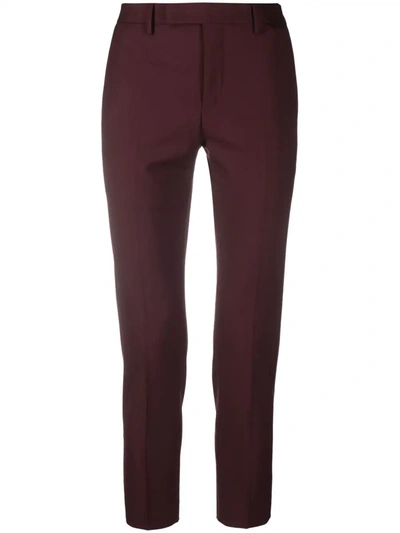 Pt01 Low-rise Skinny Trousers In Rot