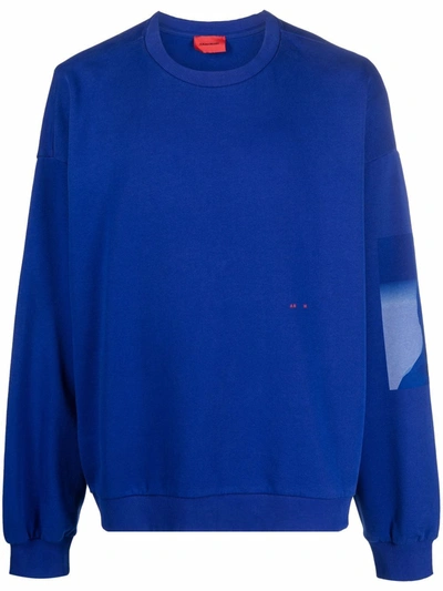 A Better Mistake A Guy Cotton Sweatshirt In Blau