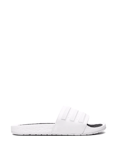 Adidas Originals Adilette Boost Slides In White