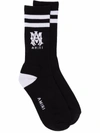 AMIRI INTARSIA LOGO SOCKS