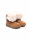 Ugg Shearling Ankle Boots In Brown