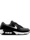 Nike Air Max 90 Sneakers In White And Black In Grey