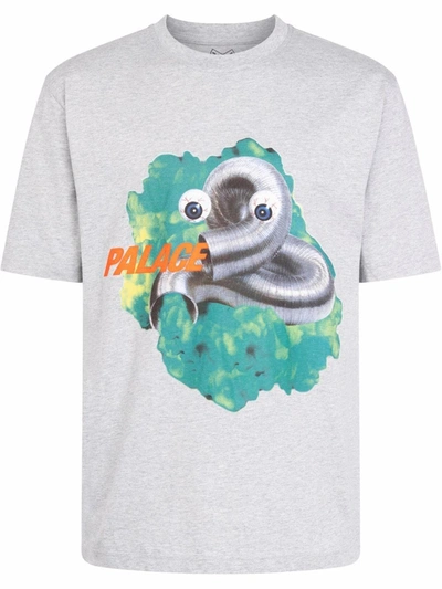 Palace Gassed Graphic-print T-shirt In Grey