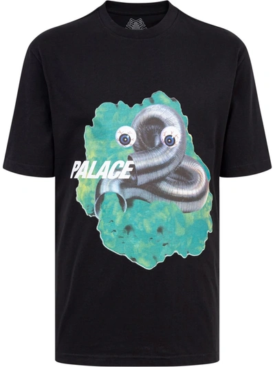 Palace Gassed Graphic-print T-shirt In Black