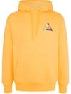 Palace Tri-tex Logo-print Hoodie In Yellow