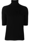 Majestic Wool Turtleneck Sweater In Black