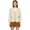 ISABEL MARANT BEIGE CASHMERE CALEB CARDIGAN