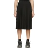 Vetements Black Pleated Logo Skirt