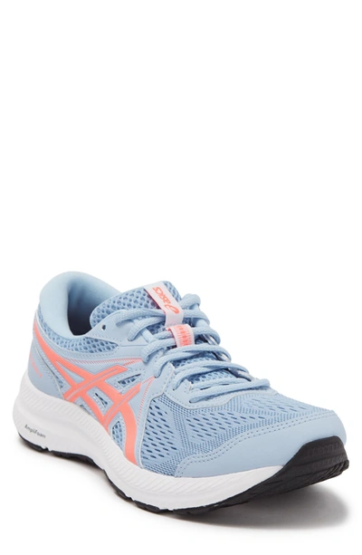 Asics Gel-contend 7 Sneaker In Mist/blazing Coral