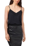 1.state Pintuck V-neck Camisole In Rich Black