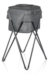 Picnic Time Camping Party Cooler With Stand In Heathered Gray
