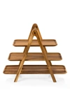 Toscana Tiered Serving Ladder In Brown