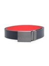 Bosswear Engraved-logo Belt In 蓝色