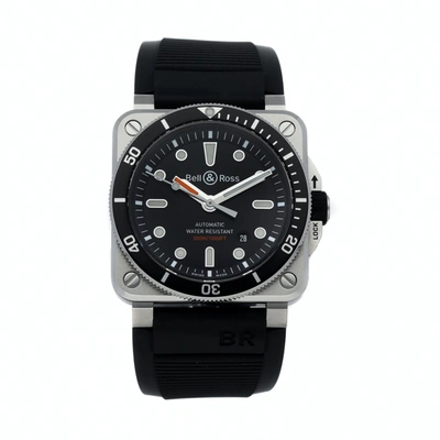 Pre-owned Bell & Ross Br-03 Watch In Black