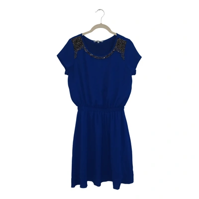 Pre-owned Silvian Heach Mini Dress In Blue