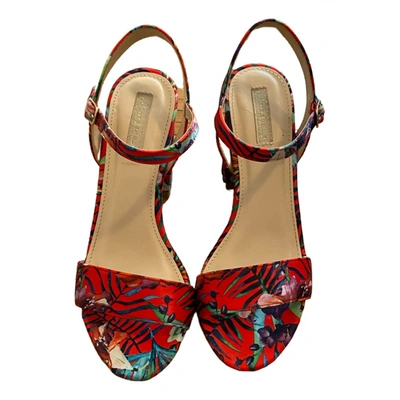 Pre-owned Prima Donna Leather Sandals In Red
