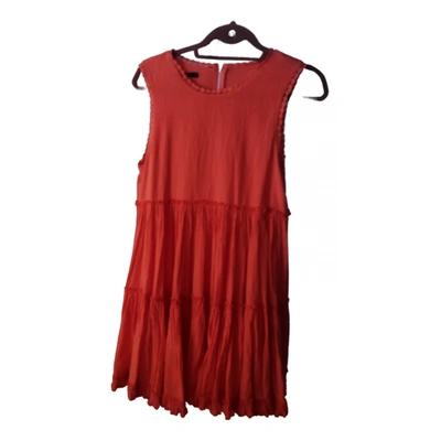 Pre-owned Devotion Twins Mid-length Dress In Red
