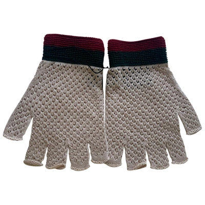 Pre-owned Gucci Gloves In Multicolour