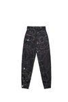 Marcelo Burlon County Of Milan All Over Astral Pleated Chinos In Black