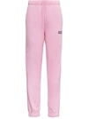 Ganni Pink Software Isoli Elasticized Lounge Pants In Violet