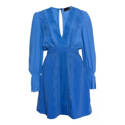 Pre-owned Elisabetta Franchi Mid-length Dress In Blue