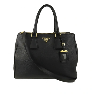 Pre-owned Prada Leather Satchel In Black