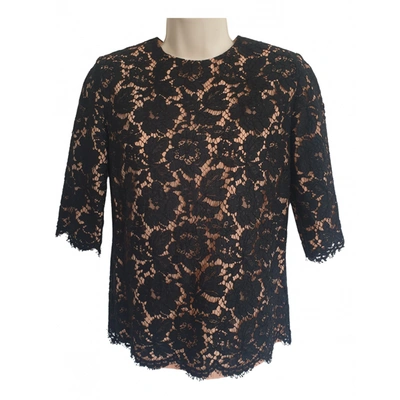 Pre-owned Stella Mccartney Lace Blouse In Black