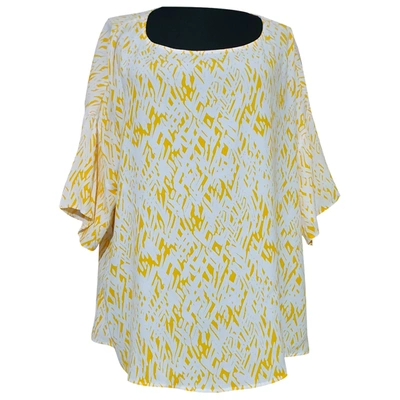 Pre-owned Envii Yellow Viscose Top