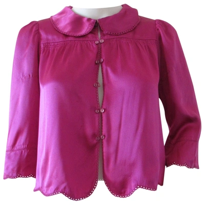 Pre-owned See By Chloé Silk Shirt In Pink