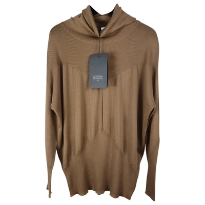 Pre-owned Lorena Antoniazzi Cashmere Jumper In Camel