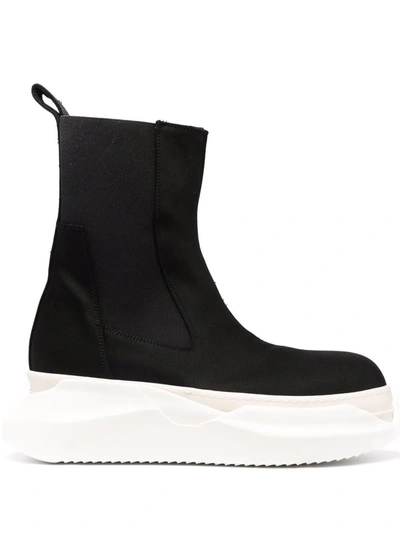 Rick Owens Beatle Abstract Boots In Black