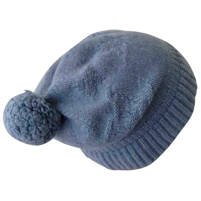 Pre-owned Louis Vuitton Cashmere Beanie In Blue
