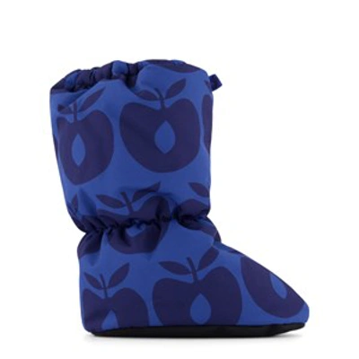 Småfolk Babies'  Blue Lolite Apple Booties