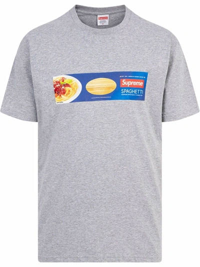 Supreme Spaghetti Short-sleeve T-shirt In Grau