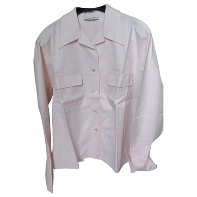 Pre-owned Dior Blouse In Pink