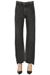 MAISON MARGIELA TWO-TONE STRAIGHT LEG JEANS