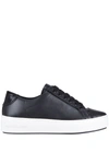 MICHAEL MICHAEL KORS KIRBY LEATHER SNEAKERS