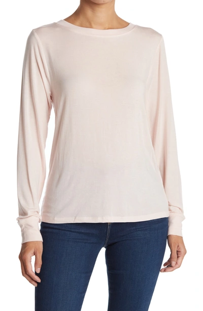 Threads 4 Thought Amabella Ruched Layering T-shirt In Marzipan